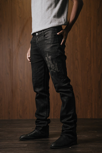 WAXED JEANS