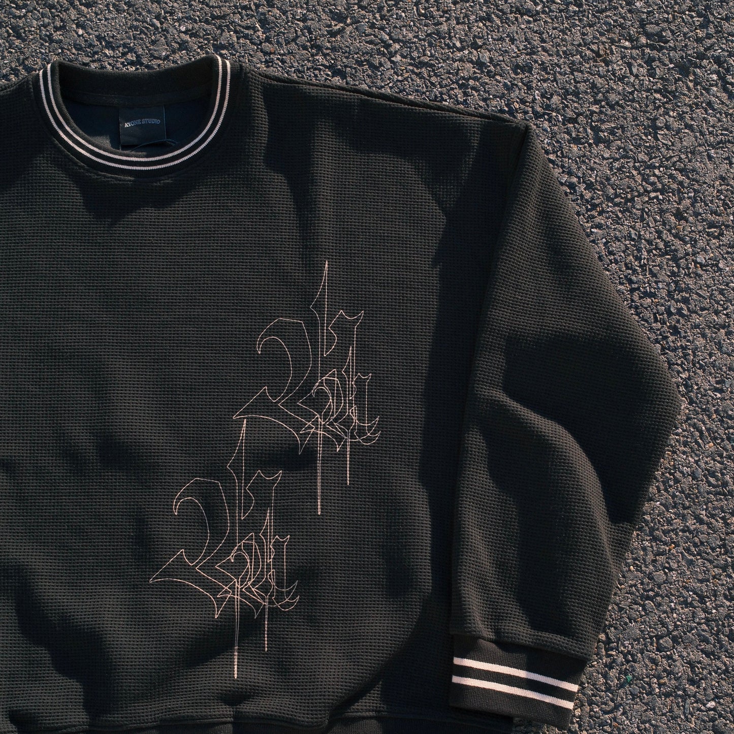 WAFFLE SWEATER