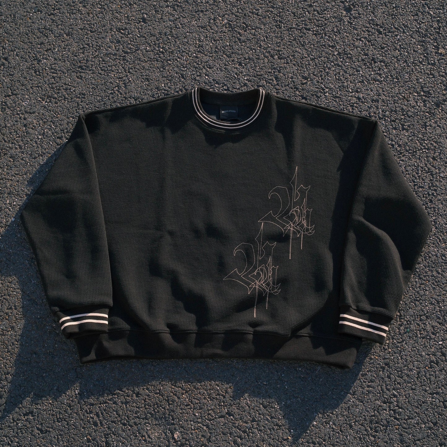 WAFFLE SWEATER