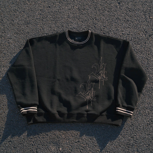 WAFFLE SWEATER